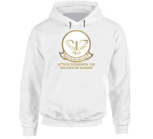 Load image into Gallery viewer, Attack Squadron 128 - Golden Intruders - White W Text X 300 Classic T Shirt, Crewneck Sweatshirt, Hoodie, Long Sleeve
