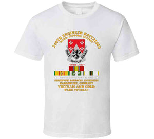 Army - 249th Engineer Bn - Karlsruhe, Germany W Vn And Cold Svc Classic T Shirt, Crewneck Sweatshirt, Hoodie, Long Sleeve