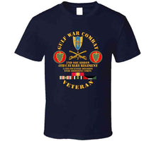 Load image into Gallery viewer, Gulf War Combat Cavalry Vet W  2nd Squadron - 4th Cav - 24th Id - Xviii Abn Corps T Shirt
