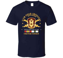 Load image into Gallery viewer, Army - 37th Field Artillery Battalion - Dui - Artillery Branch - Cold War Veteran Cold Svc X 300 T Shirt
