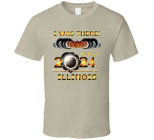 Load image into Gallery viewer, Total Eclipse - 2024 - I Was There W Yellow Outline - Illinois T Shirt
