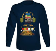 Load image into Gallery viewer, Army - Cold War Vet - 4th Bn 73rd Armor - 1st Inf Div - Panzer Kaserne Boblingen, Frg - M60a1 Tank  - Big Red One W Cold Svc X 300 T Shirt
