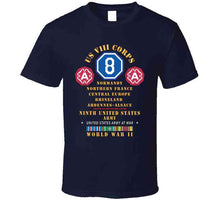 Load image into Gallery viewer, Army - Us Viii Corps - 9th Army - Central Europe - Rhineland Eur Svc X 300 T Shirt

