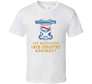 Army - 1st Bn 18th Inf W Dui - Cib X 300 T Shirt