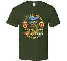 Load image into Gallery viewer, Army - Vietnam Combat Vet W 1st Bn 5th Inf - 25th Inf Div - Cambodian Incursion 1970 W Vn Svc X 300 T Shirt
