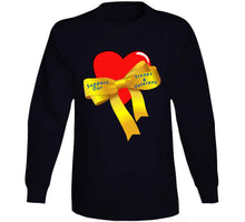 Load image into Gallery viewer, Army - Heart - Yellow Ribbon - Support Troops And Vets X 300 Classic T Shirt, Crewneck Sweatshirt, Hoodie, Long Sleeve
