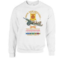 Load image into Gallery viewer, Dui - 969th Field Artillery Battalion - Dui W Br - From Harlem To Hitler - 155mm Gun - Crew - Eur Svc Wwii - V1 X 300 T Shirt
