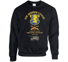 Load image into Gallery viewer, Army - 6th Acr W Cav Br  Ft Knox Kentucky - 1980-1981 W M60 Green Camo - Red Txt X 300 Classic T Shirt, Crewneck Sweatshirt, Hoodie, Long Sleeve
