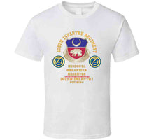 Load image into Gallery viewer, Army - 408th Infantry Regiment, 102nd Infantry Div - Missouri Organized Reserves X 300 T Shirt
