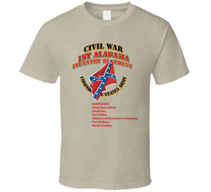 Civil War - 1st Alabama Infantry Regiment - Csa X 300 Classic T Shirt, Crewneck Sweatshirt, Hoodie, Long Sleeve