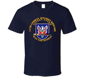 Army - 11th Combat Aviation Brigade W Ds Svc Ribbons Wo Dropshadow Classic T Shirt, Crewneck Sweatshirt, Hoodie, Long Sleeve