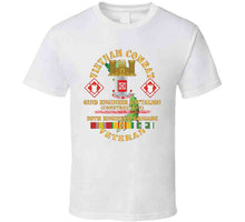 Load image into Gallery viewer, Army - Vietnam Combat Veteran - 62nd Engineer Bn,  20th Engineer Brigade  Ssi W Vn Svc X 300 T Shirt
