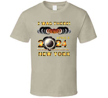 Load image into Gallery viewer, Total Eclipse - 2024 - I Was There W Yellow Outline - New York T Shirt
