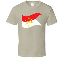 Load image into Gallery viewer, F Troop, 4th Cavalry Regiment - Guidon - Gold - Waving  T Shirt
