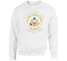 Load image into Gallery viewer, Army - The Best Job I Ever Had  - United States Army Emblem W White Txt X 300 Classic T Shirt, Crewneck Sweatshirt, Hoodie, Long Sleeve
