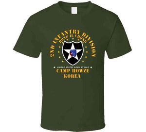 Army - 2nd Infantry Division - Camp Howze Wo Ds Classic T Shirt, Crewneck Sweatshirt, Hoodie, Long Sleeve