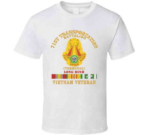 Army - 71st Transportation Battalion -  -terminal - Long Binh -vietnam Vet  W Vn Svc X 300 T Shirt