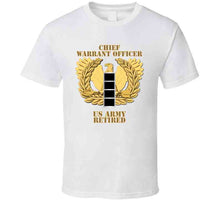 Load image into Gallery viewer, Emblem - Warrant Officer - Cw4 - Retired X 300 T Shirt
