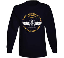 Load image into Gallery viewer, Navy - Rate - Aviation Warfare Systems Operator X 300 Classic T Shirt, Crewneck Sweatshirt, Hoodie, Long Sleeve
