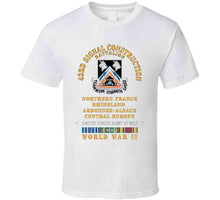 Load image into Gallery viewer, Army - 43rd Signal Battalion - Central Europe - Rhineland Eur Wwii W Eur Svc X 300 T Shirt
