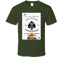 Load image into Gallery viewer, Army - Aco 1-6th 198th L.i.b -gunfighters - Death Card 67-69 Tet W Fire X 300 T Shirt
