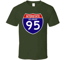 Load image into Gallery viewer, Govt - Interstate 95 - Delaware T Shirt
