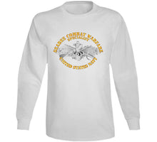 Load image into Gallery viewer, Seabee Combat Warfare Spec Badge - Em W Txt T Shirt
