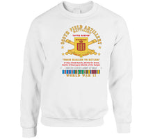 Load image into Gallery viewer, Dui - 969th Field Artillery Battalion - Dui W Br - From Harlem To Hitler - W Eur Svc Wwii X 300 T Shirt

