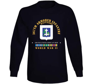 367th Armored Infantry Battalion - Dui  W Eur Svc X 300 Classic T Shirt, Crewneck Sweatshirt, Hoodie, Long Sleeve