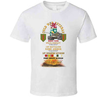 Load image into Gallery viewer, Army - Cold War Vet - D Co, 1st Bn 63rd Armor - 1st Inf Div - Fort Riley, Kansas - M60a1 Tank  - Bro W Cold Svc X 300 T Shirt
