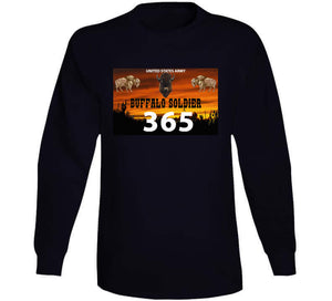 Us Army - Buffalo Soldier - 365 W Buffalo Head Center X 300 Classic T Shirt, Crewneck Sweatshirt, Hoodie, Long Sleeve