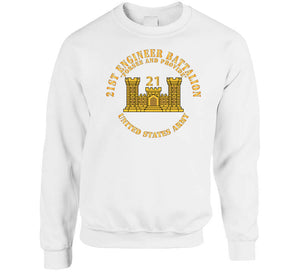 Army - 21st Engineer Battalion - Forsee And Provide W Br - Num X 300 Classic T Shirt, Crewneck Sweatshirt, Hoodie, Long Sleeve