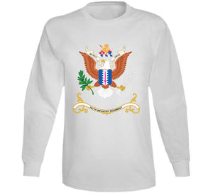 Army - Regimental Colors - 187th Infantry Regiment - Ne Desit Virtus X 300  Classic T Shirt, Crewneck Sweatshirt, Hoodie, Long Sleeve