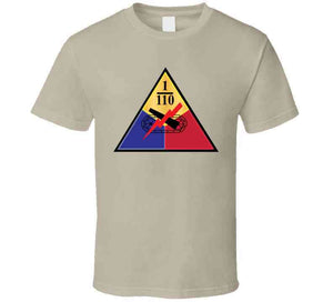 Armor - 1st Battalion, 110th Armor Regiment - Ssi Wo Txt T Shirt