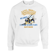 Load image into Gallery viewer, Navy - Seabee - Retired X 300 Classic T Shirt, Crewneck Sweatshirt, Hoodie, Long Sleeve
