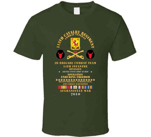 1st Bn, 113th Cavalry Regiment, 2nd Bct, 34th Id - Enduring Freedom Combat Veteran X 300 T Shirt