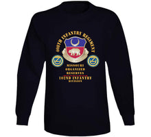 Load image into Gallery viewer, Army - 408th Infantry Regiment, 102nd Infantry Div - Missouri Organized Reserves X 300 T Shirt
