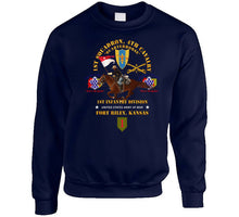 Load image into Gallery viewer, Army - 1st Squadron, 4th Cavalry - 1st Inf Div - Devil Bde - Ft Riley, Ks W Rider X 300 T Shirt
