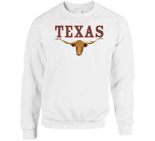 Load image into Gallery viewer, Texas - Rattler Skin -texas Longhorn - Outline Red X 300 Classic T Shirt, Crewneck Sweatshirt, Hoodie, Long Sleeve
