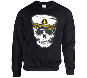 Sailor - Skull - Cap X 300 Classic T Shirt, Crewneck Sweatshirt, Hoodie, Long Sleeve