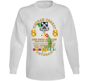 Army - Vietnam Combat Veteran - 43rd Signal Bn,  21st Signal Group  Dui  W Vn Svc X 300 Classic T Shirt, Crewneck Sweatshirt, Hoodie, Long Sleeve