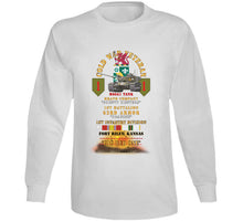 Load image into Gallery viewer, Army - Cold War Vet - B Co, 1st Bn 63rd Armor - 1st Inf Div - Fort Riley, Kansas - M60a1 Tank  - Bro W Cold Svc X 300 T Shirt
