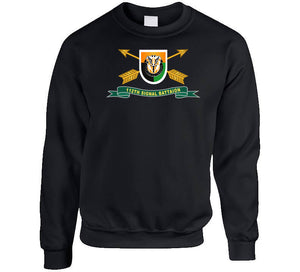 Army - 112th Signal Battalion W Sf Branch - Flash W Br - Ribbon X 300 Classic T Shirt, Crewneck Sweatshirt, Hoodie, Long Sleeve