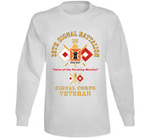 Load image into Gallery viewer, Army - 38th Signal Battalion - Dui - Us Army W Bn Number - Sig Br  - Voice Of The Pershing Missiles Svcx 300 T Shirt
