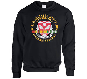 864th Engineer Battalion With Vietnam Service Ribbon X 300 Classic T Shirt, Crewneck Sweatshirt, Hoodie, Long Sleeve