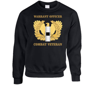 Emblem - Warrant Officer - Wo1 - Combat Veteran X 300 Classic T Shirt, Crewneck Sweatshirt, Hoodie, Long Sleeve