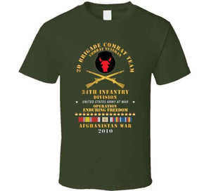 2nd Brigade Combat Team, 34th Id - Enduring Freedom Combat Veteran X 300 T Shirt