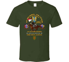 Load image into Gallery viewer, Army - 1st Squadron, 4th Cavalry - 1st Inf Div - Devil Bde - Ft Riley, Ks W Rider X 300 T Shirt
