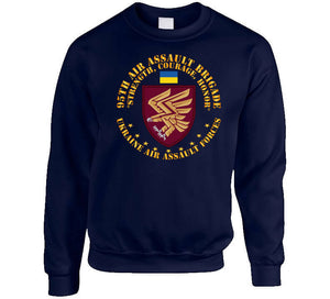 Ukraine - 95th Air Assault Brigade - Strength, Courage, Honor X 300 Classic T Shirt, Crewneck Sweatshirt, Hoodie, Long Sleeve