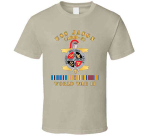 Navy - Uss Jason (arh-8) - Wwii W  Pac Svc X 300 Classic T Shirt, Crewneck Sweatshirt, Hoodie, Long Sleeve